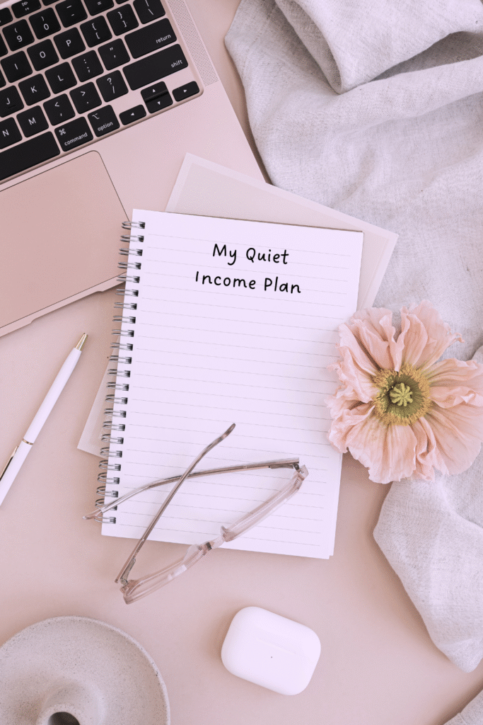 Planning passive income streams as an introverted blogger.