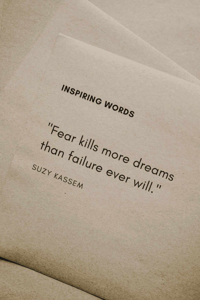 fear of failure
